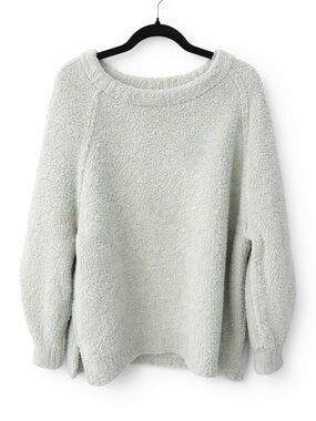 XL Altar'd State Plush Scoop Neck Pullover - Sage